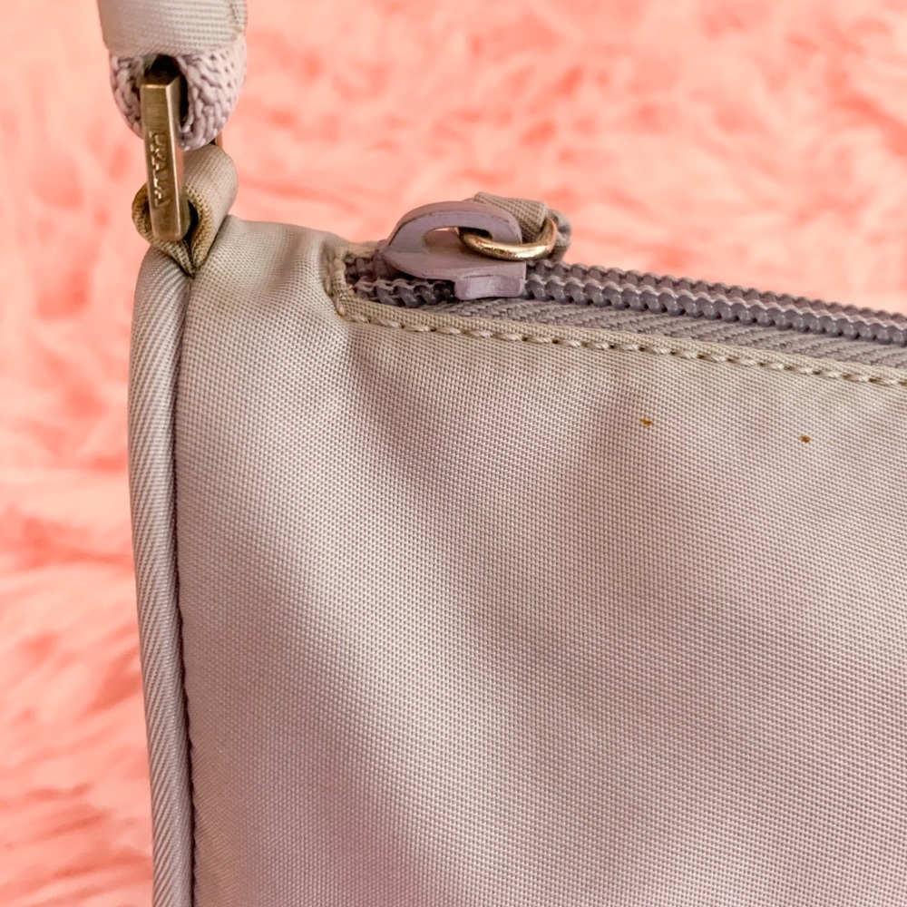 SOLD 💜 Prada Tessuto Nylon Pochette 💜 - Picture 6 of 17